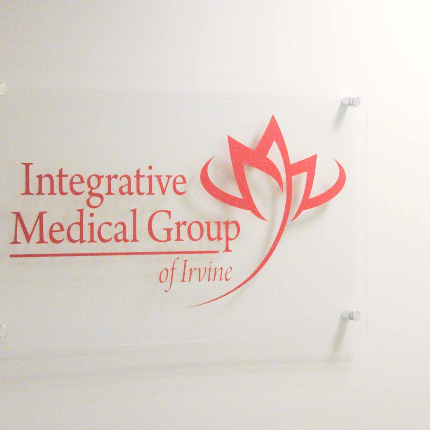 Integrative Medicine of Irvine California- Office Sign