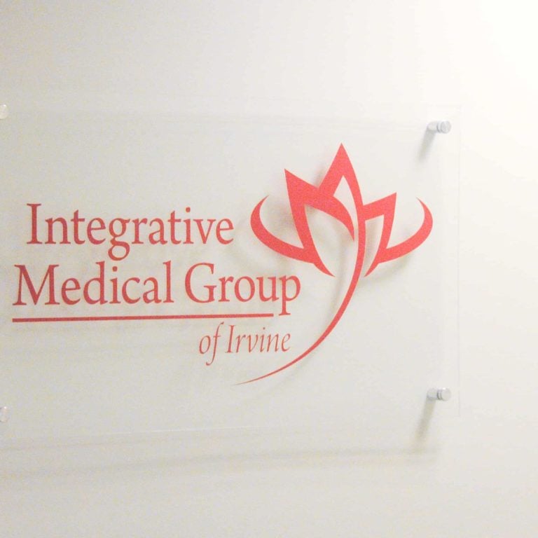 Integrative Medicine of Irvine California- Office Sign